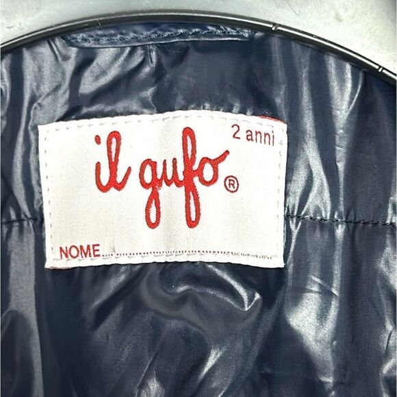 IL GUFO Girl’s Wool Blend Gray Pea Coat Wool Blend with Windproof Lining 2 years - Picture 12 of 15